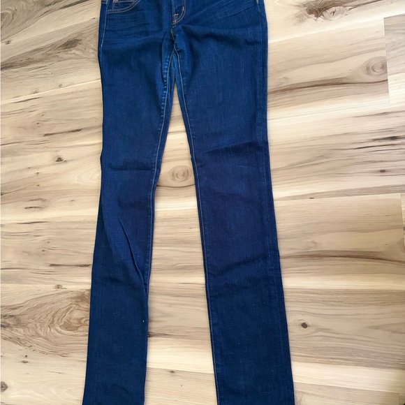 J Brand Women's Dark Blue Skinny Jeans - Picture 4 of 5